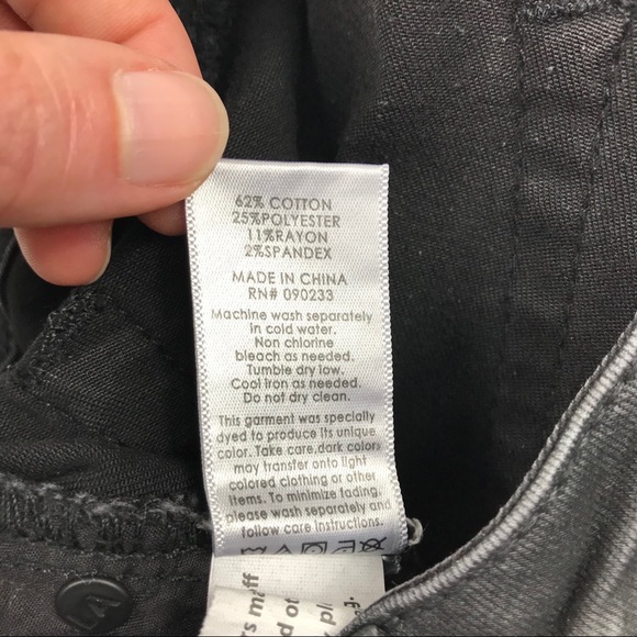 PACSUN Black Mid-Rise Wax Denim Pants - Picture 12 of 12